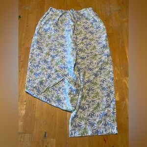 Girls wide legged floral pants